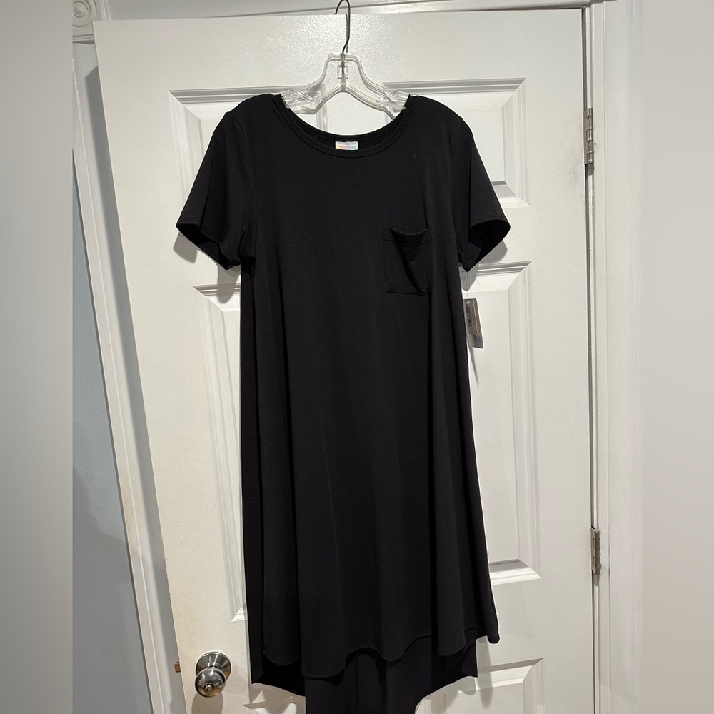 LuLaRoe Black T-Shirt Dress
